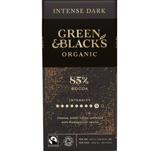 G&B 85% Dark Chocolate Bar 90g