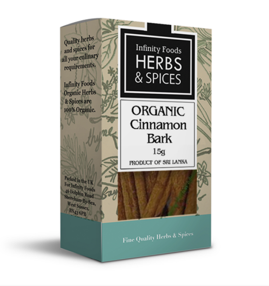 Organic Cinnamon Bark Sticks 15g