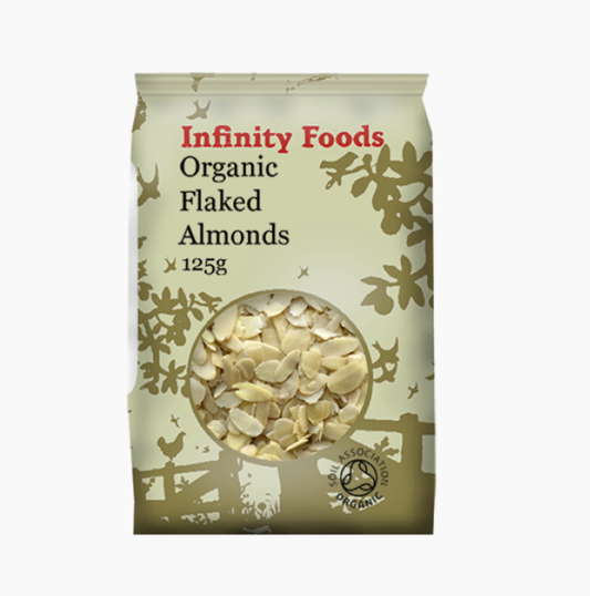 Organic Flaked Almonds 125g
