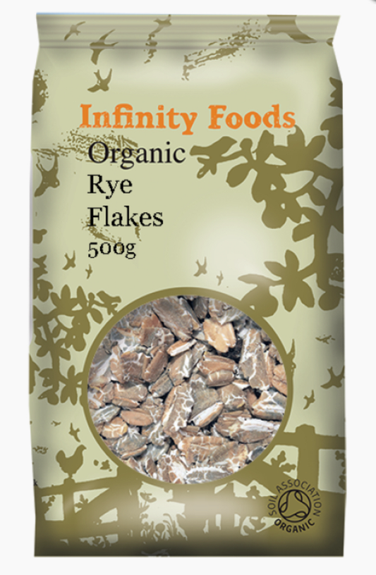Organic Rye Flakes 500g
