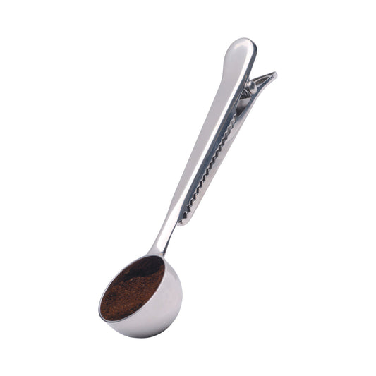 Stainless Steel Coffee Measuring Spoon with Clip