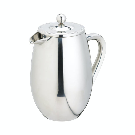 8 Cup Double Wall Stainless Steel French Press, Gift Boxed